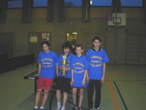 Foto der Meister-Mannschaft der 3. Jungen-Kreisliga 2005