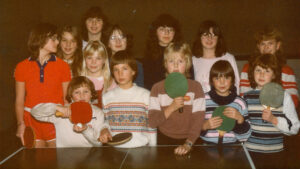 Foto der Teilnehmer der Jugend-Vereinsmeisterschaften ca. 1982