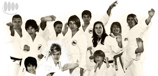 Foto der Gründungsmitglieder von Te-Katana-Do e.V. als Vorgänger der Jiu-Jitsu- und Karateschule Pöttmes 1991