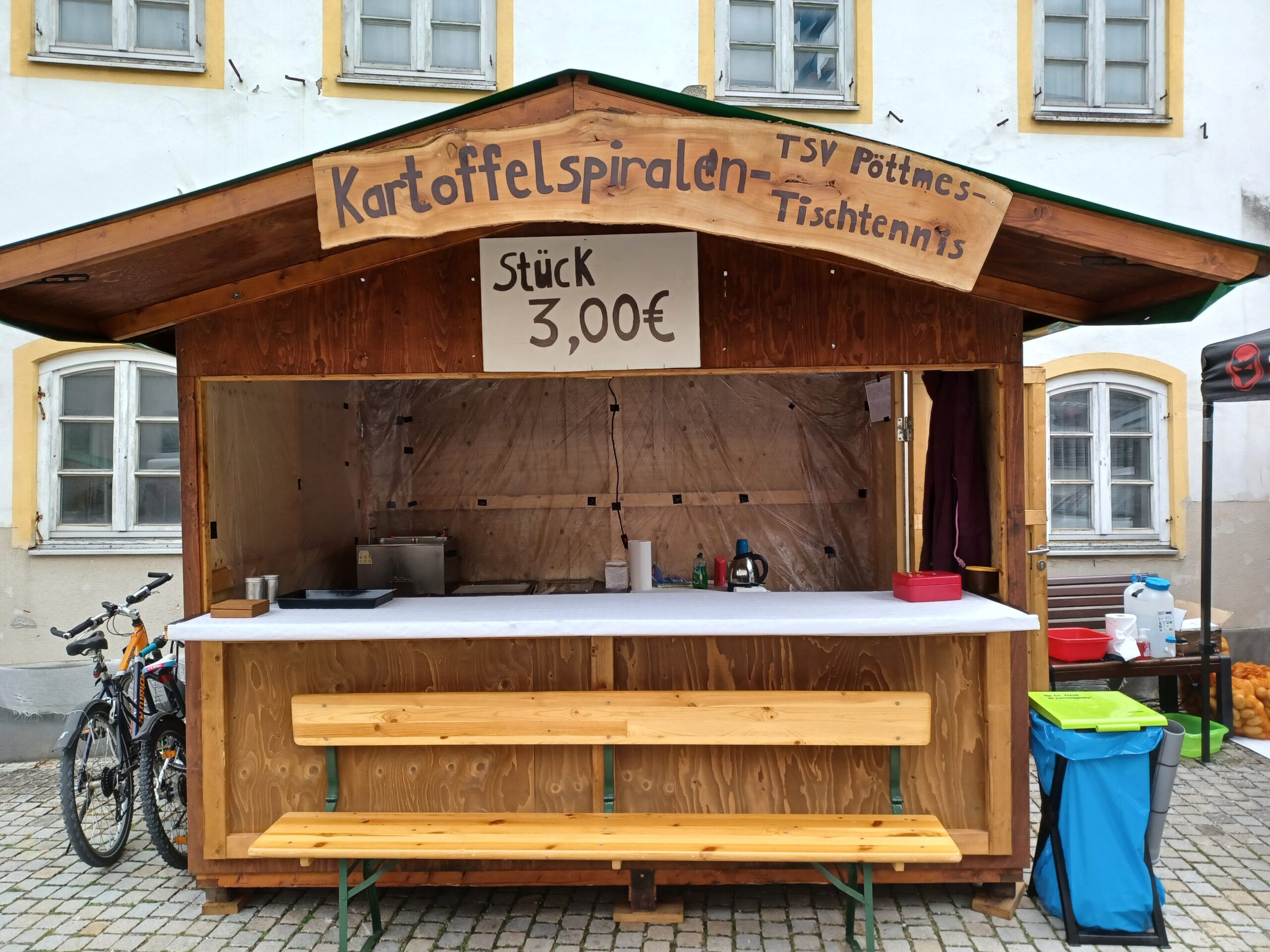 Marktfest-Stand der Tischtennisabteilung