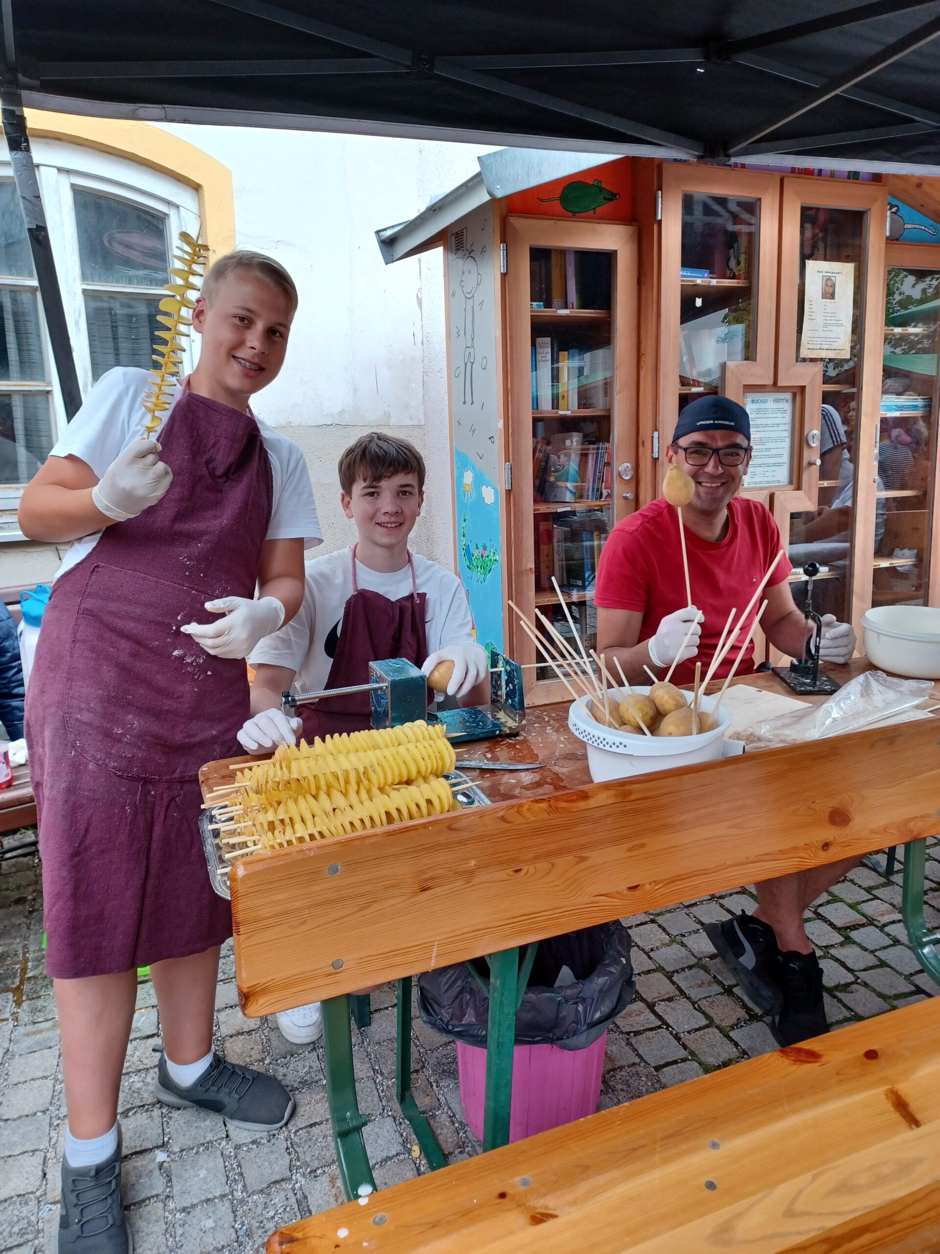 Tischtennis: Kartoffel-Pipeline beim Marktfest 2023